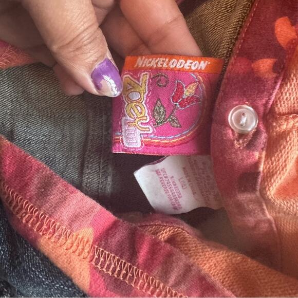 Vintage Zoey 101 Jean Hooded Jacket Sz L - Picture 8 of 9